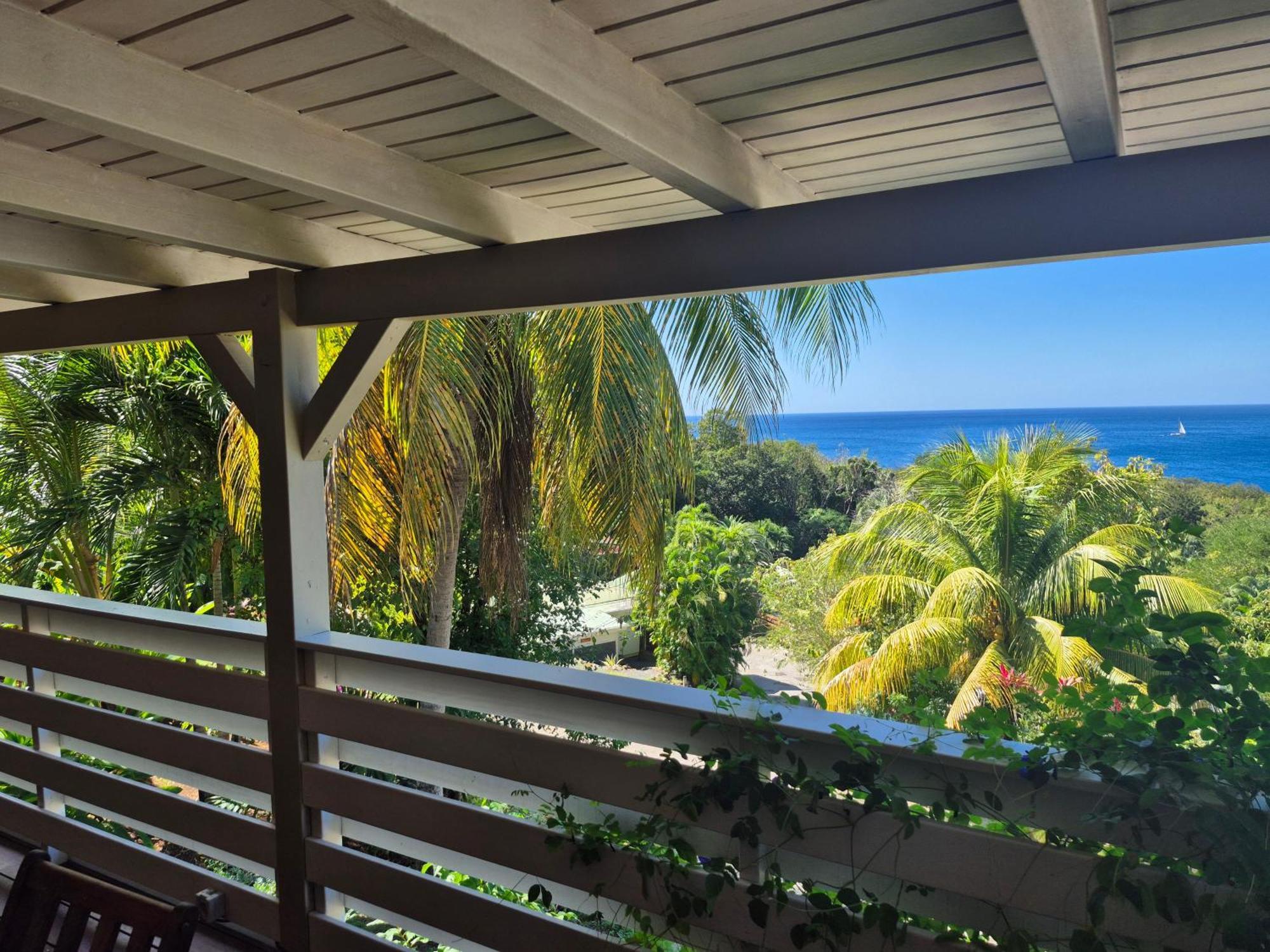 Villa Cannelle, Piscine, Vue Mer Deshaies Exterior photo